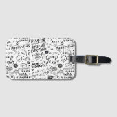 LUGGAGE TAG WITH AFFIRMATIONS BAGAGELABEL (Voorkant (horizontaal))