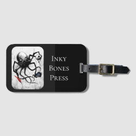 Luggage tag with card slot bagagelabel