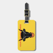 Luggage Tag with Flag of Uri, Switzerland Bagagelabel (Voorkant verticaal)