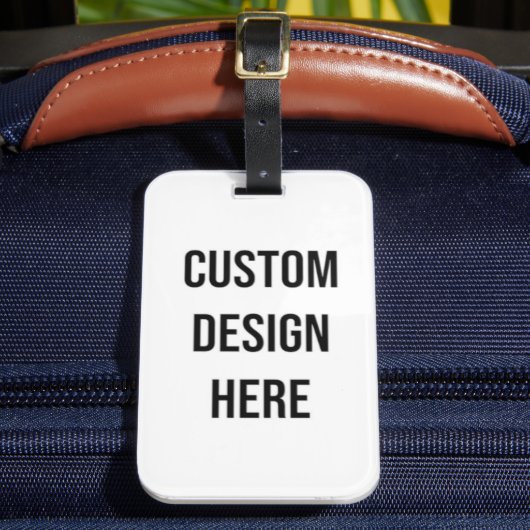 luggage tags custom design bagagelabel (Voorkant Insitu 2)