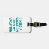 Luggage tags funny, funny quote bagagelabel (Voorkant horizontaal)