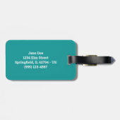 Luggage tags funny, funny quote bagagelabel (Achterkant horizontaal)
