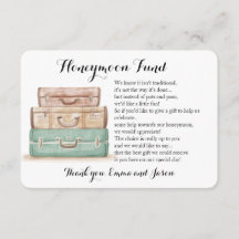 Luggages Honeymoon verzoek bruiloft invoegen