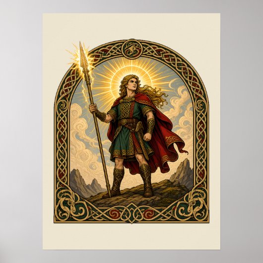 Lugh van de Lange Arm Poster (Voorkant)