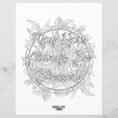 Lughnasadh Blessings Celtic Wicca Colour Paper (Achterkant)