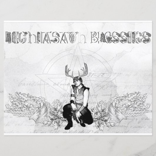 Lughnasadh Blessings Celtic Wicca Colour Paper (Voorkant)