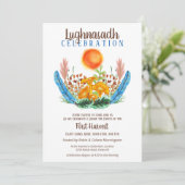 Lughnasadh eerste oogstfeest kaart (Staand voorkant)