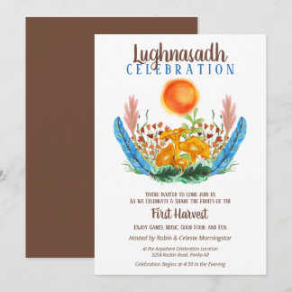 Lughnasadh eerste oogstfeest kaart