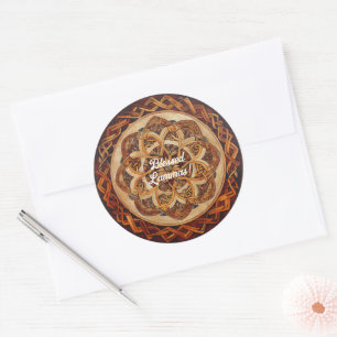 Lughnasadh Feestcollectie - Vintage Nordica Ronde Sticker