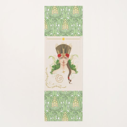 Lughnasadh Goddess Tailtiu Yogamat (Achterkant)