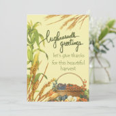 Lughnasadh groeten kaart (Staand voorkant)