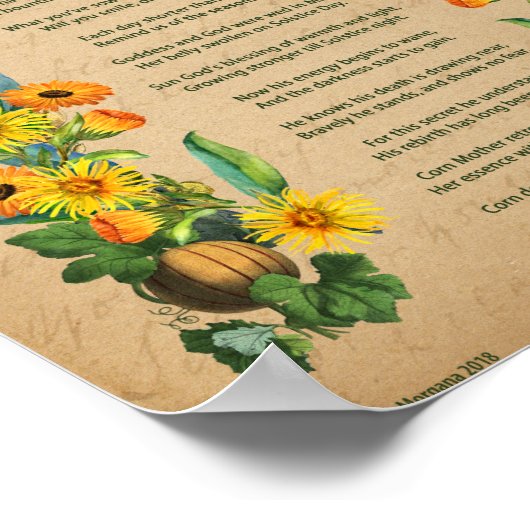 LUGHNASADH-INVOCATIEPRAYER POSTER (Hoek)