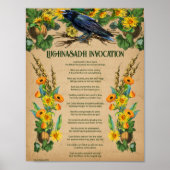 LUGHNASADH-INVOCATIEPRAYER POSTER (Voorkant)