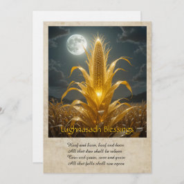 Lughnasadh Lammas Greeting Card Bedankkaart
