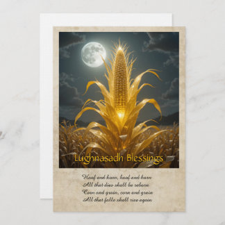 Lughnasadh Lammas Greeting Card Bedankkaart