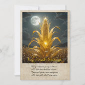 Lughnasadh Lammas Wenskaart Bedankkaart (Voorkant)