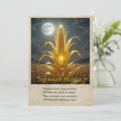 Lughnasadh Lammas Wenskaart Bedankkaart (Staand voorkant)
