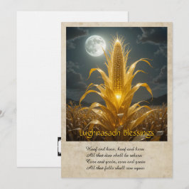 Lughnasadh Lammas Wenskaart Bedankkaart