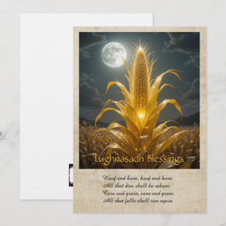 Lughnasadh Lammas Wenskaart Bedankkaart