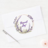 Lughnasadh Lavender Collectie -  Nordica Ronde Sticker (Envelop)