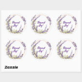 Lughnasadh Lavender Collectie -  Nordica Ronde Sticker (Vel)