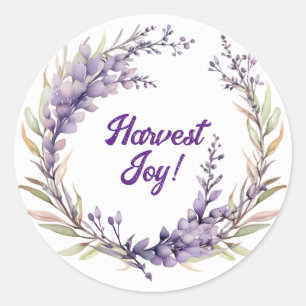 Lughnasadh Lavender Collectie - Vintage Nordica Ronde Sticker