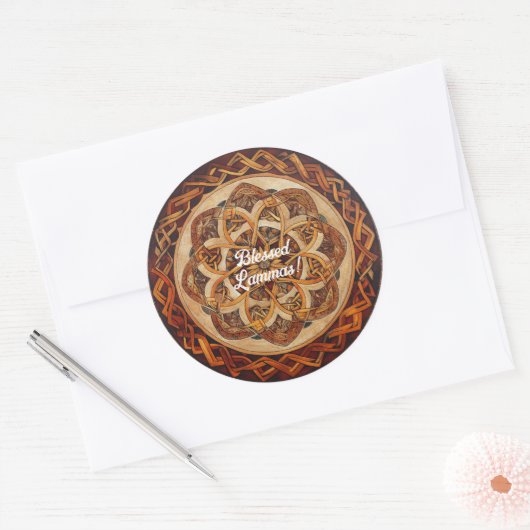 Lughnasadh Party Collectie - -Nordica Ronde Sticker (Envelop)