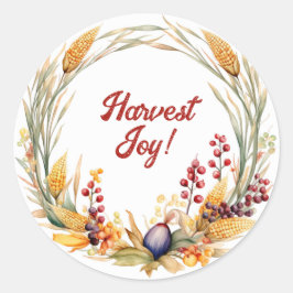 Lughnasadh Party Collectie - -Nordica Ronde Sticker