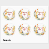 Lughnasadh Party Collectie - -Nordica Ronde Sticker (Vel)