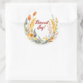 Lughnasadh Party Collectie - -Nordica Ronde Sticker (Tas)