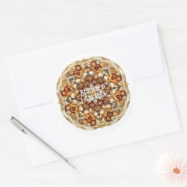 Lughnasadh Party Collectie - -Nordica Ronde Sticker