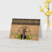 Lughnasadh zegeningen Wiccan Sabbat groet Kaart (Gele Bloem)