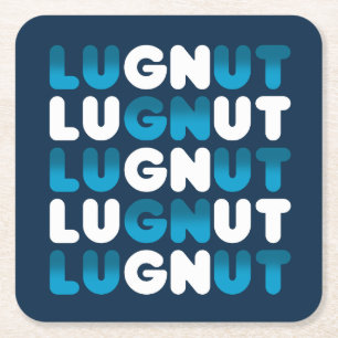 Lugnut Donut Winter Paper Onderzetter NAVY
