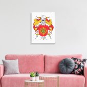 Lugo Family Crest Canvas Afdruk (Insitu (Woonkamer))