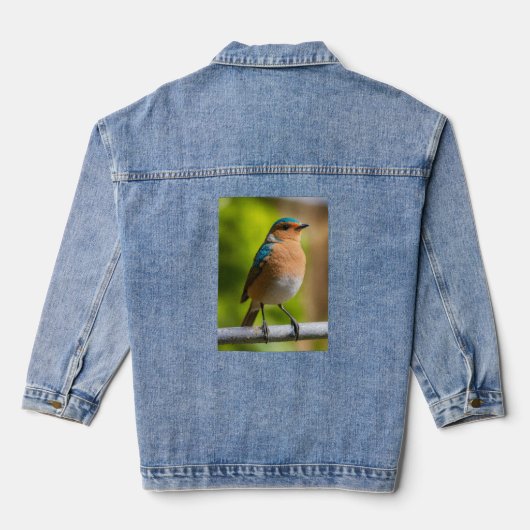 Luh Fit Bird Denim Jacket (Achterkant)