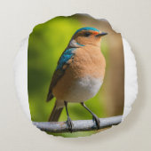 Luh Fit Bird Rond Kussen (Achterkant)