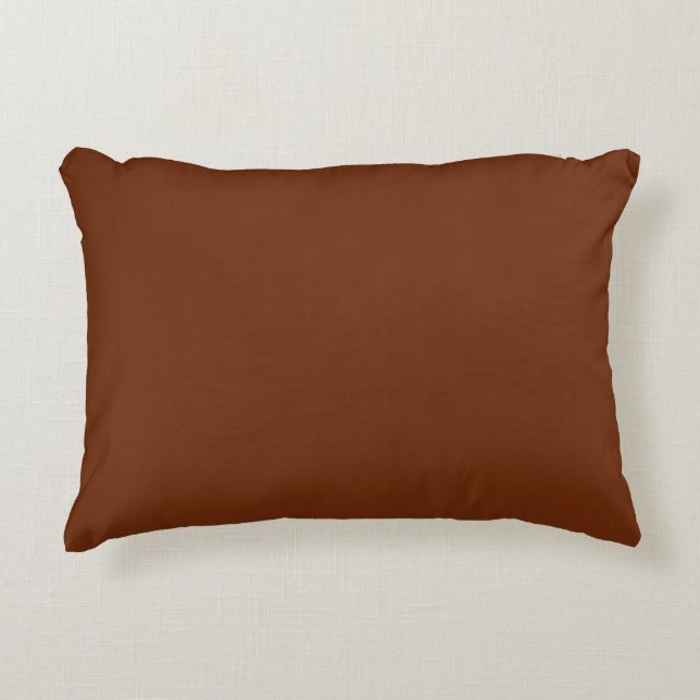 Luhandelier Accent Pillow-Solid-Med. Bruin Kussen (Voorkant)