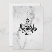 Luhandelier Bat Mitzvah Uitnodiging marmer (Achterkant)