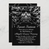 Luhandelier, boomverlichting 's nachts Sweet Sixte Kaart (Voorkant / Achterkant)