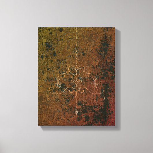 Luhandelier CHANGE COLOR - Wrapped Canvas Afdruk (Voorkant)