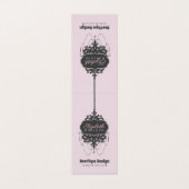 Luhandelier Chic (kleur wijzigen) - Visitekaartje (Buitenkant ongevouwen)