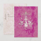 Luhandelier Elegance ~ Briefkaart / Uitnodigingen (Voorkant / Achterkant)