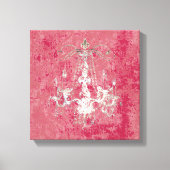Luhandelier Elegance CHANGE COLOR ~ Wrapped Canvas (Voorkant)