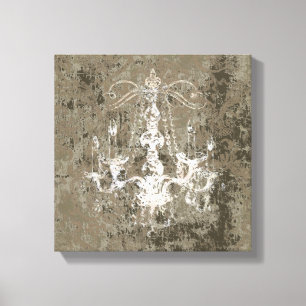 Luhandelier Elegance CHANGE COLOR ~ Wrapped Canvas Afdruk