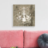 Luhandelier Elegance CHANGE COLOR ~ Wrapped Canvas Afdruk (Insitu (Woonkamer))