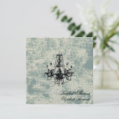 Luhandelier Elegance ~ Invitation Birthday Party Kaart (Staand voorkant)