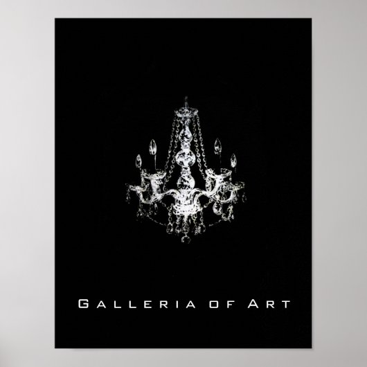 Luhandelier Elegance ~ Poster 11x14,4 (Voorkant)