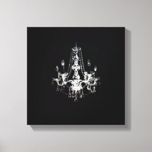Luhandelier Elegance - Wrapped Canvas