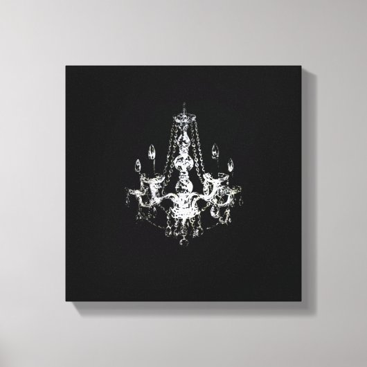 Luhandelier Elegance - Wrapped Canvas (Voorkant)