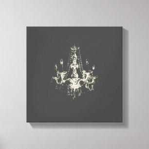 Luhandelier Elegance - Wrapped Canvas Afdruk